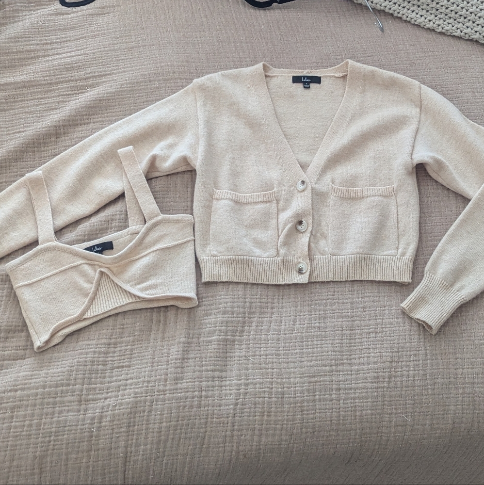 Lulu's Cream Sweater Set - Picture 7 of 14